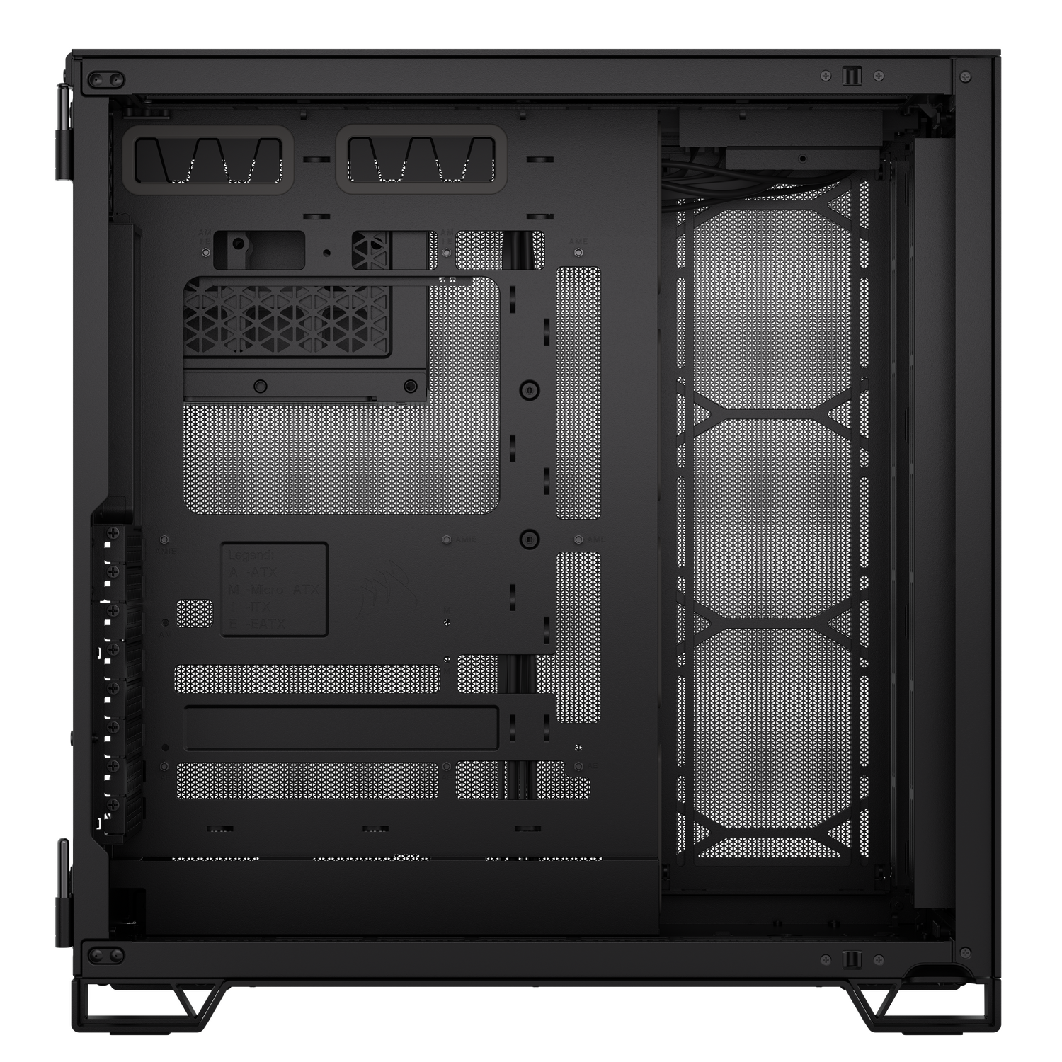 Carcasa Corsair 6500D Airflow Midi-Tower, Tempered Glass - schwarz "CC-9011259-WW"