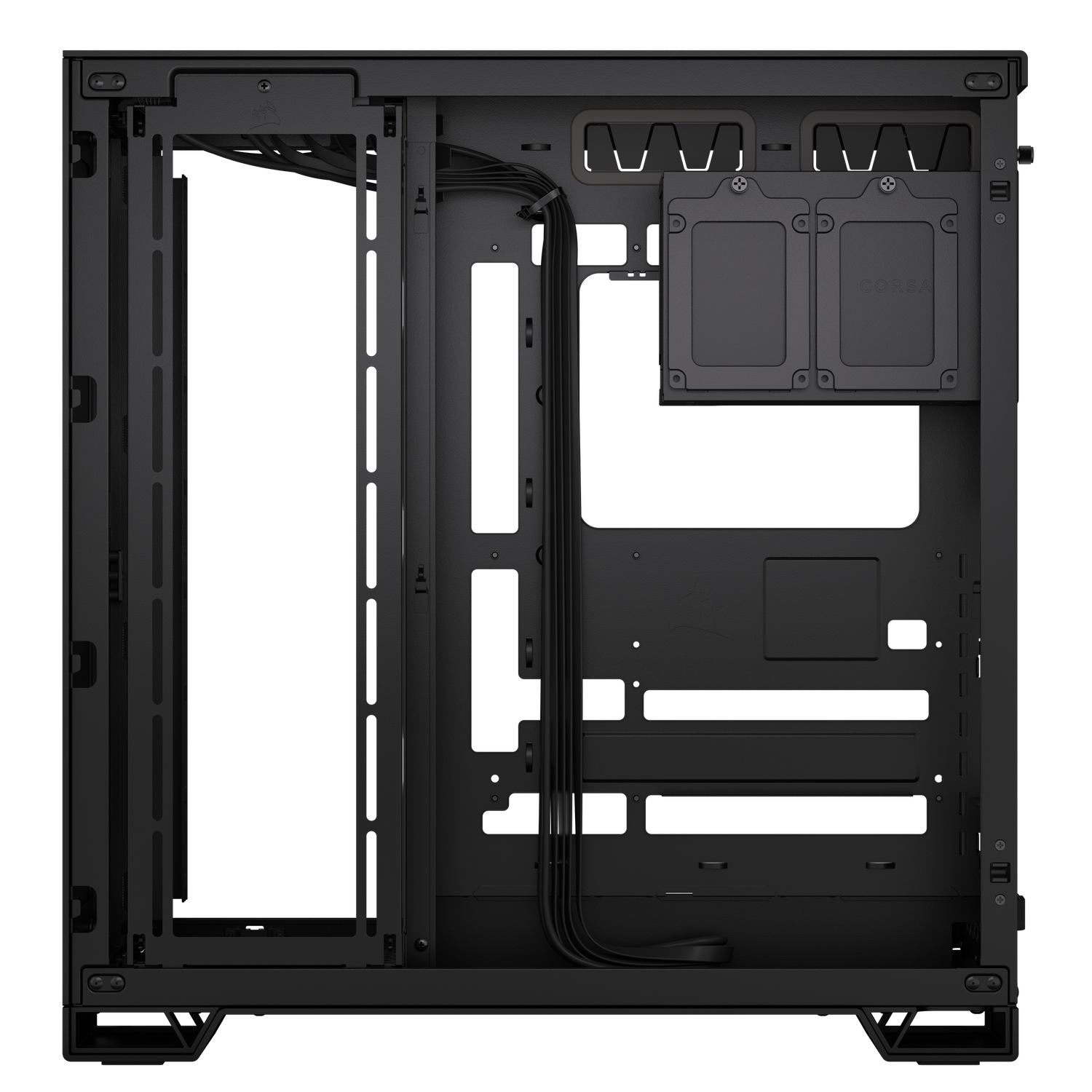 Carcasa Corsair 6500D Airflow Midi-Tower, Tempered Glass - schwarz "CC-9011259-WW"