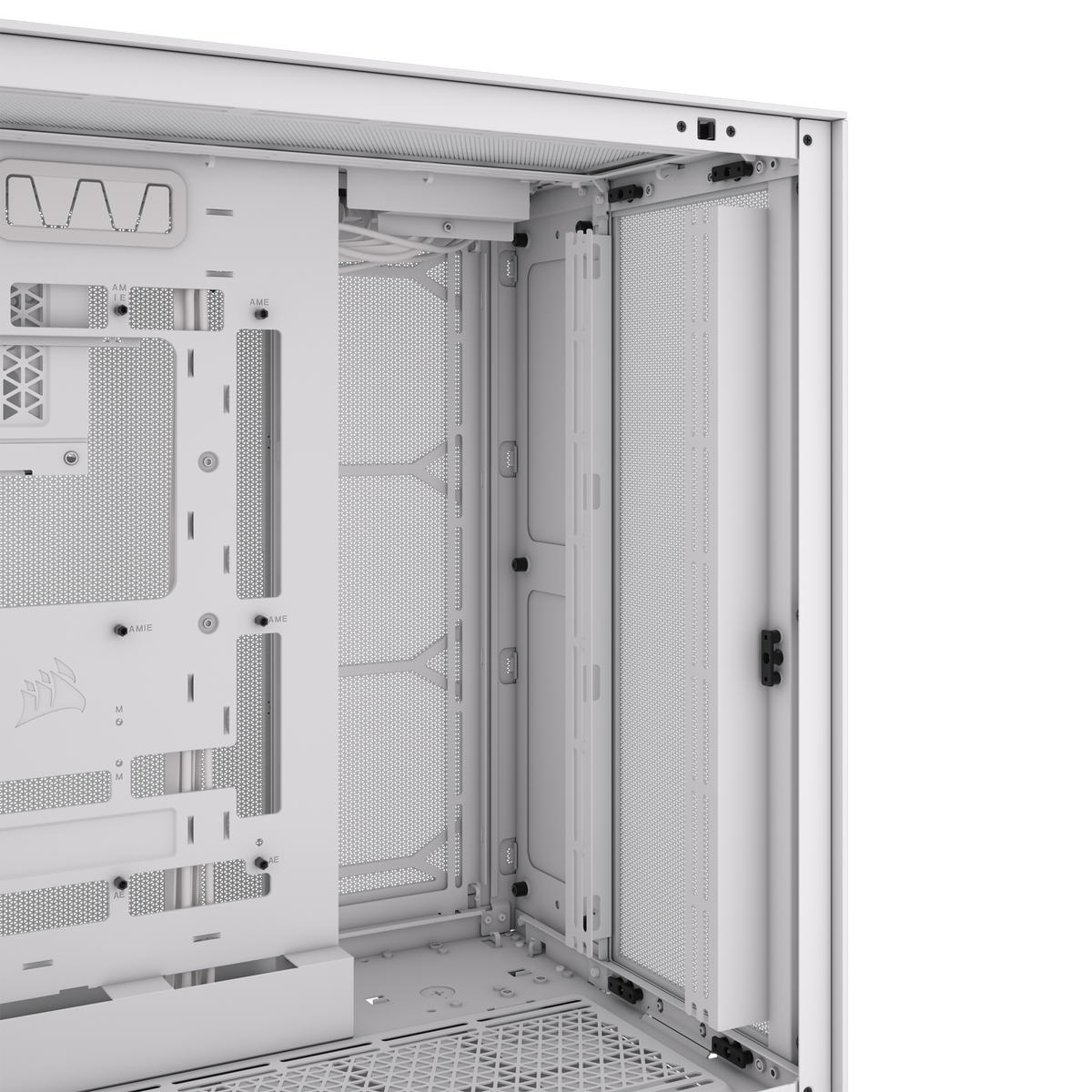 Carcasa Corsair 6500D Airflow Midi-Tower, Tempered Glass - weiß 
