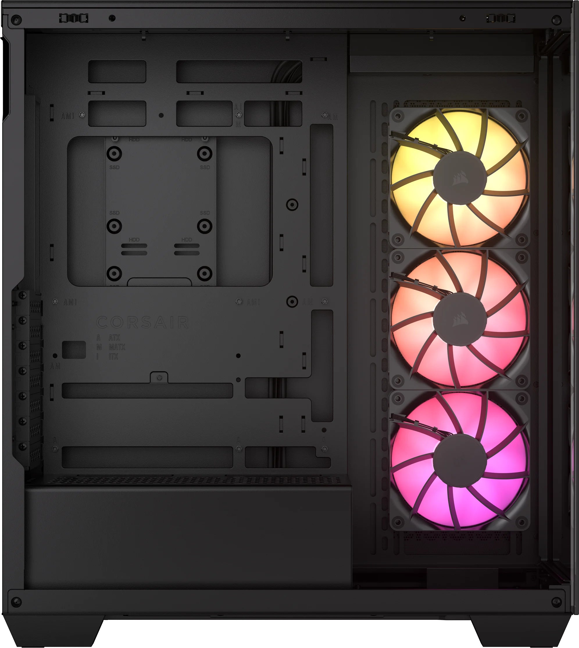 Carcasa Corsair 3500X ARGB, Mid-Tower, ATX, Negru "CC-9011278-WW"