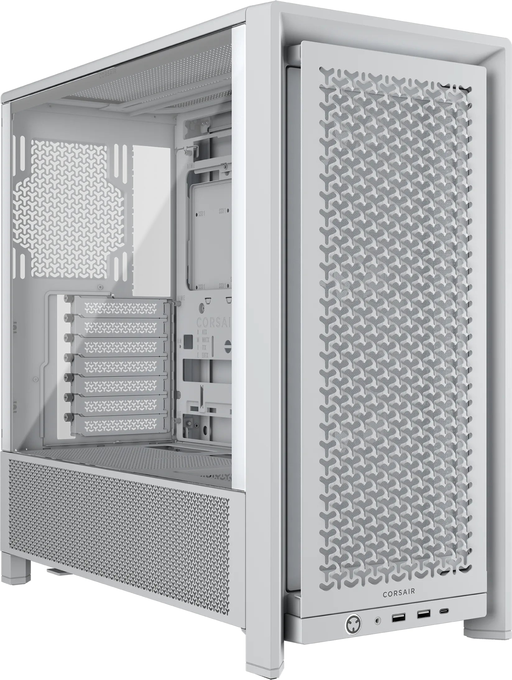 Carcasa Corsair Frame 4000D RS, Mid-Tower, E-ATX, Alb "CC-9011313-WW"