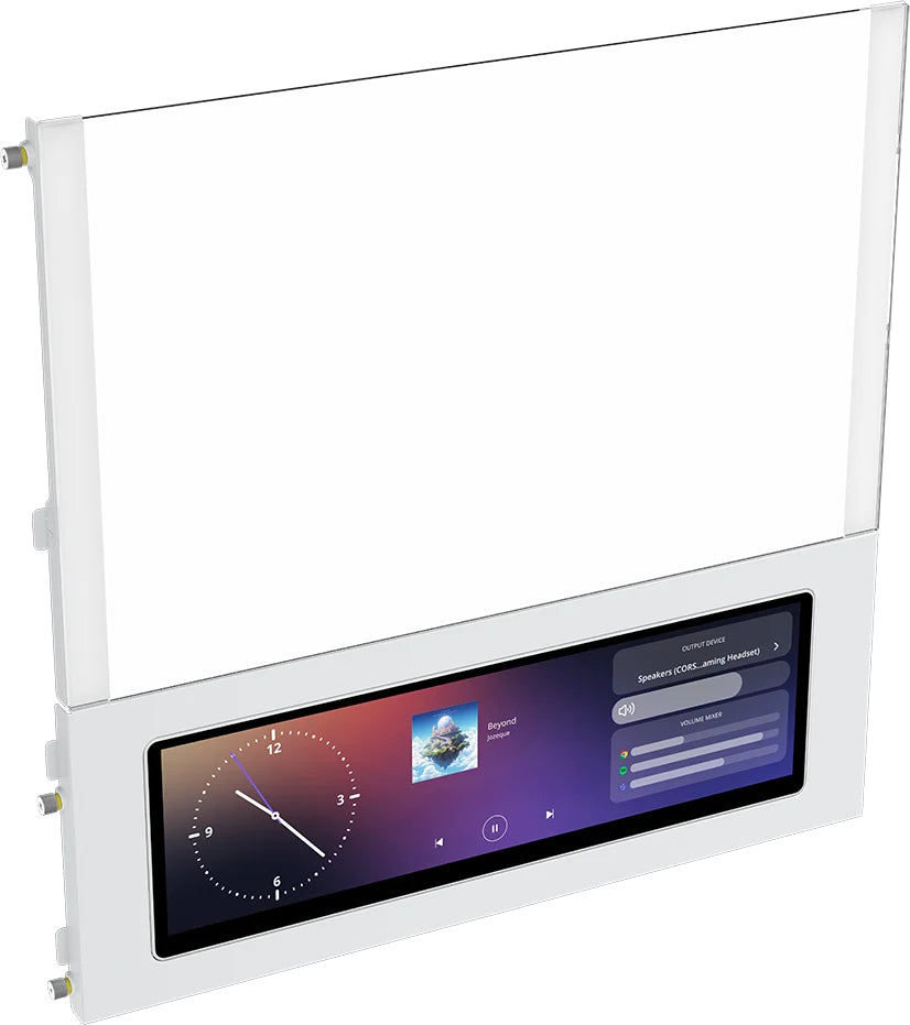 Carcasa Corsair FRAME 4000D LCD RS ARGB, Mid-Tower, ATX, Alb "CC-9011327-WW"