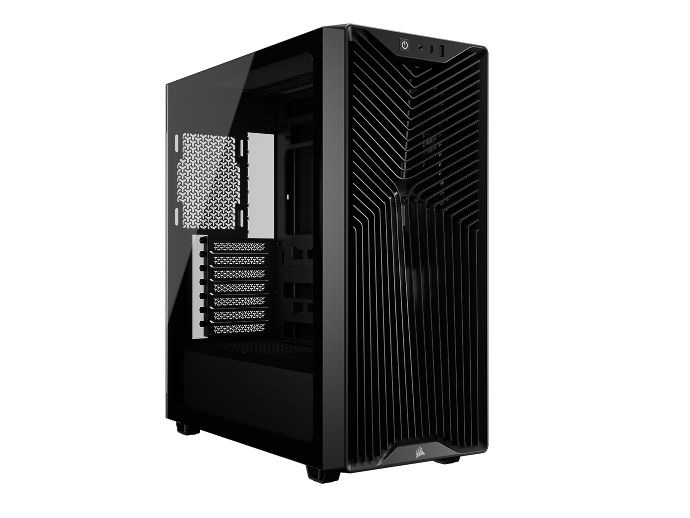 Carcasa Corsair 3200D RS, Mid-Tower, ATX, 3 ventilatoare incluse RS120, Negru "CC-9011334-WW"
