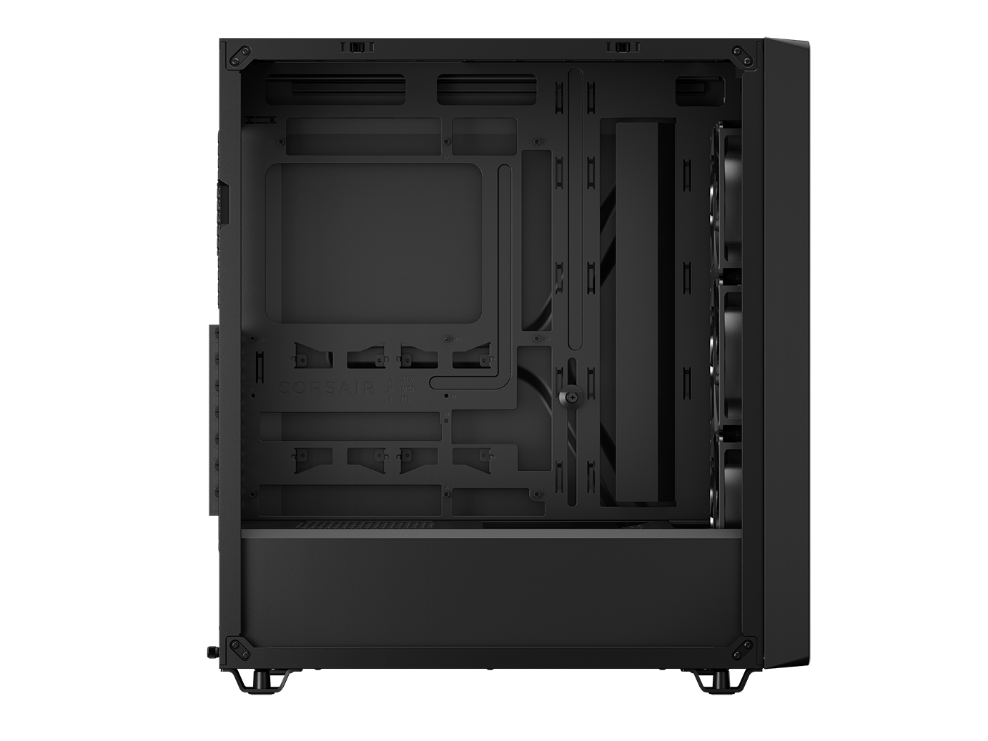 Carcasa Corsair 3200D RS, Mid-Tower, ATX, 3 ventilatoare incluse RS120, Negru "CC-9011334-WW"