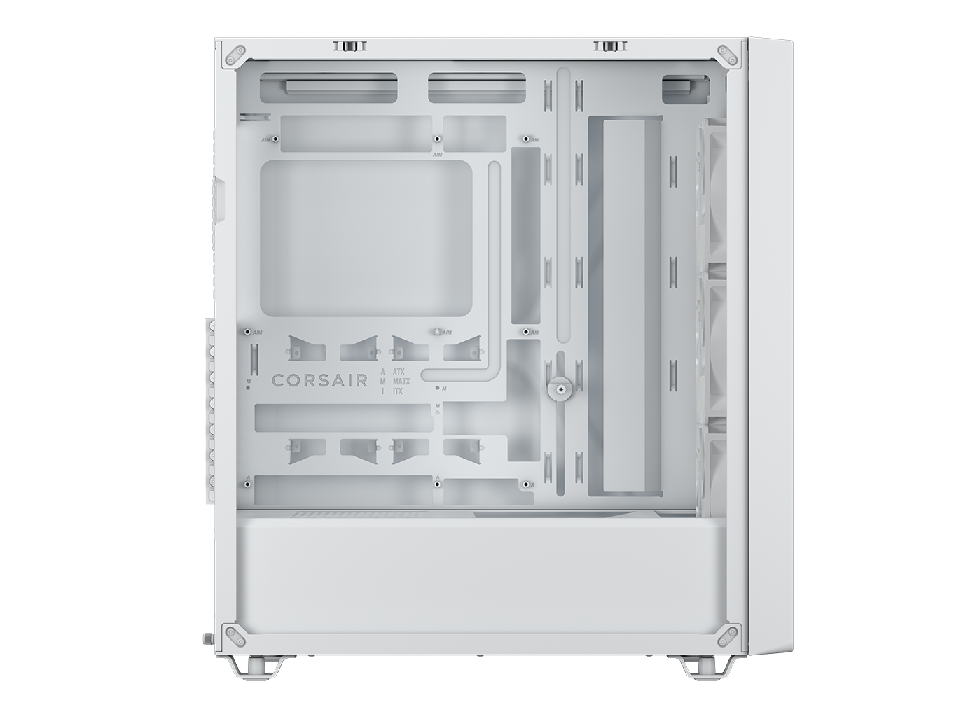 Carcasa Corsair 3200D RS, Mid-Tower, ATX, 3 ventilatoare incluse RS120, Alb "CC-9011335-WW"