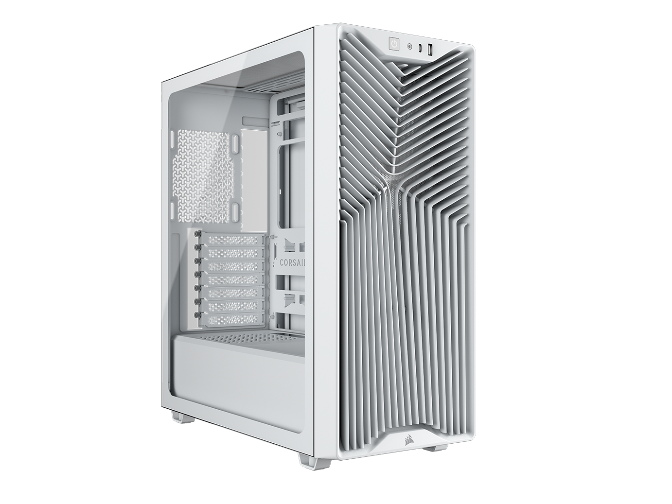 Carcasa Corsair 3200D RS, Mid-Tower, ATX, 3 ventilatoare incluse RS120, Alb "CC-9011335-WW"