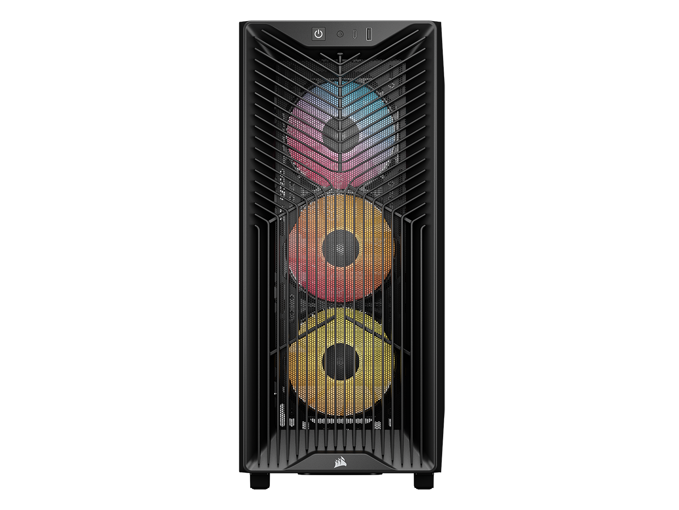 Carcasa Corsair 3200D RS ARGB, Mid-Tower, ATX, 3 ventilatoare incluse RS120 ARGB, Negru "CC-9011344-WW"