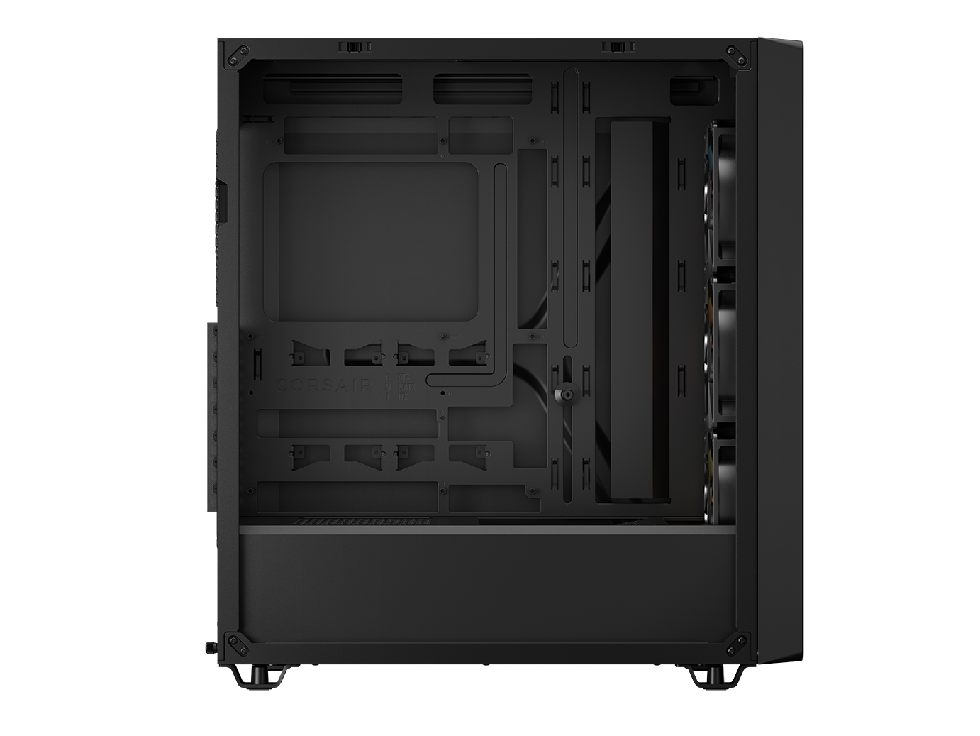 Carcasa Corsair 3200D RS ARGB, Mid-Tower, ATX, 3 ventilatoare incluse RS120 ARGB, Negru "CC-9011344-WW"