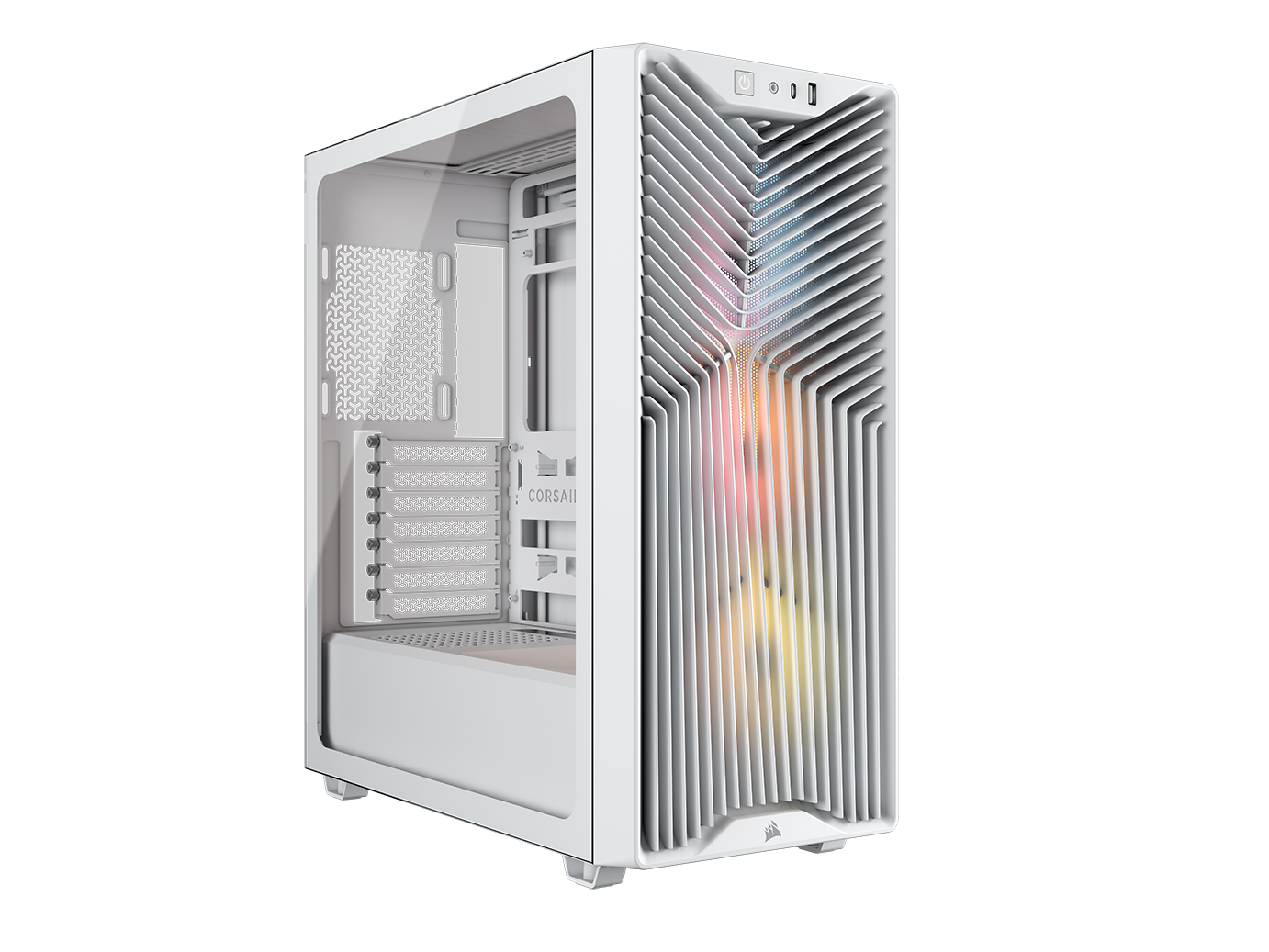 Carcasa Corsair 3200D RS ARGB, Mid-Tower, ATX, 3 ventilatoare incluse RS120 ARGB, Alb "CC-9011345-WW"