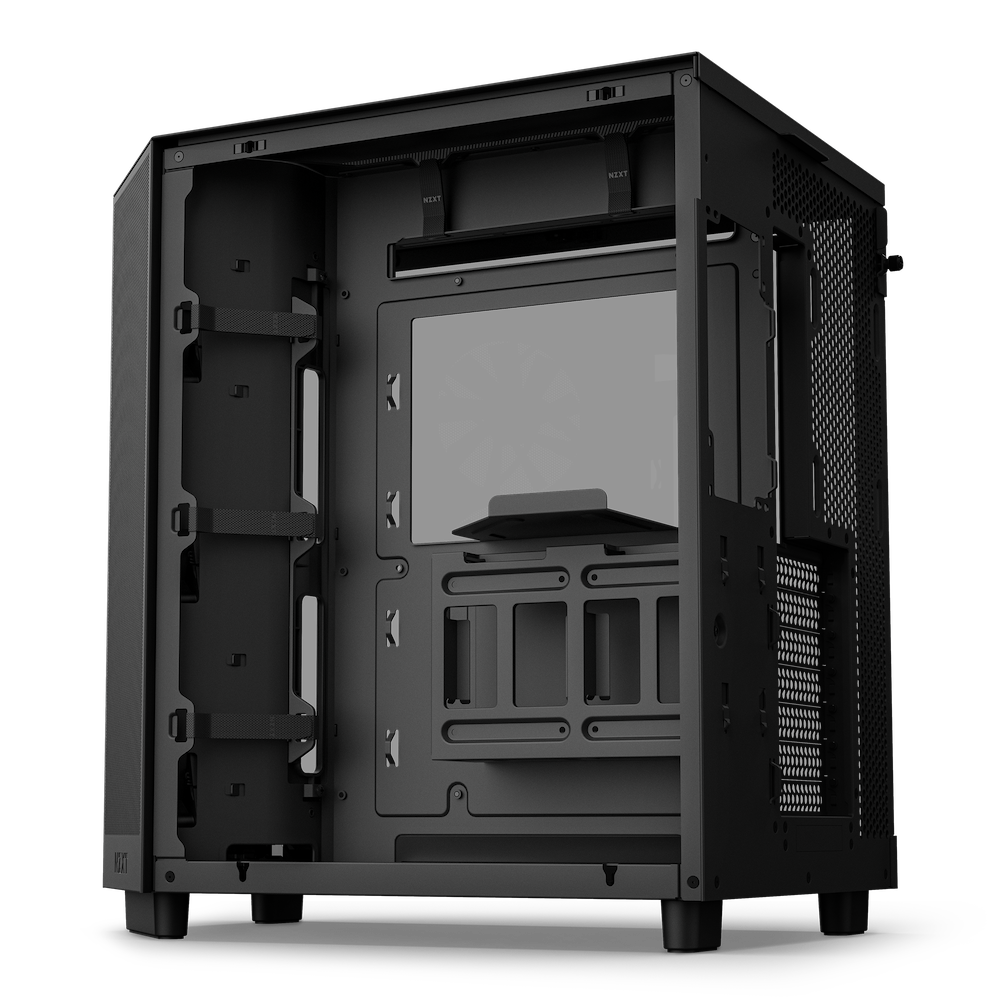 CARCASE NZXT H6 Flow RGB, Compact Dual-chamber, MiddleTower, Negru "CC-H61FB-R1 "
