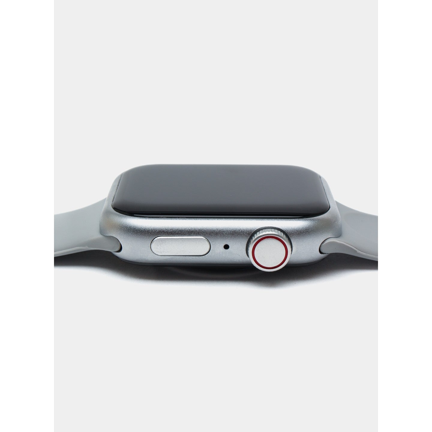 Ceas Smartwatch, Editia 9, Apeluri Bluetooth, Incarcare Wireless, Afisaj 2.01 inch, Rezolutie 240 x 296, NFC, Puls, Gri