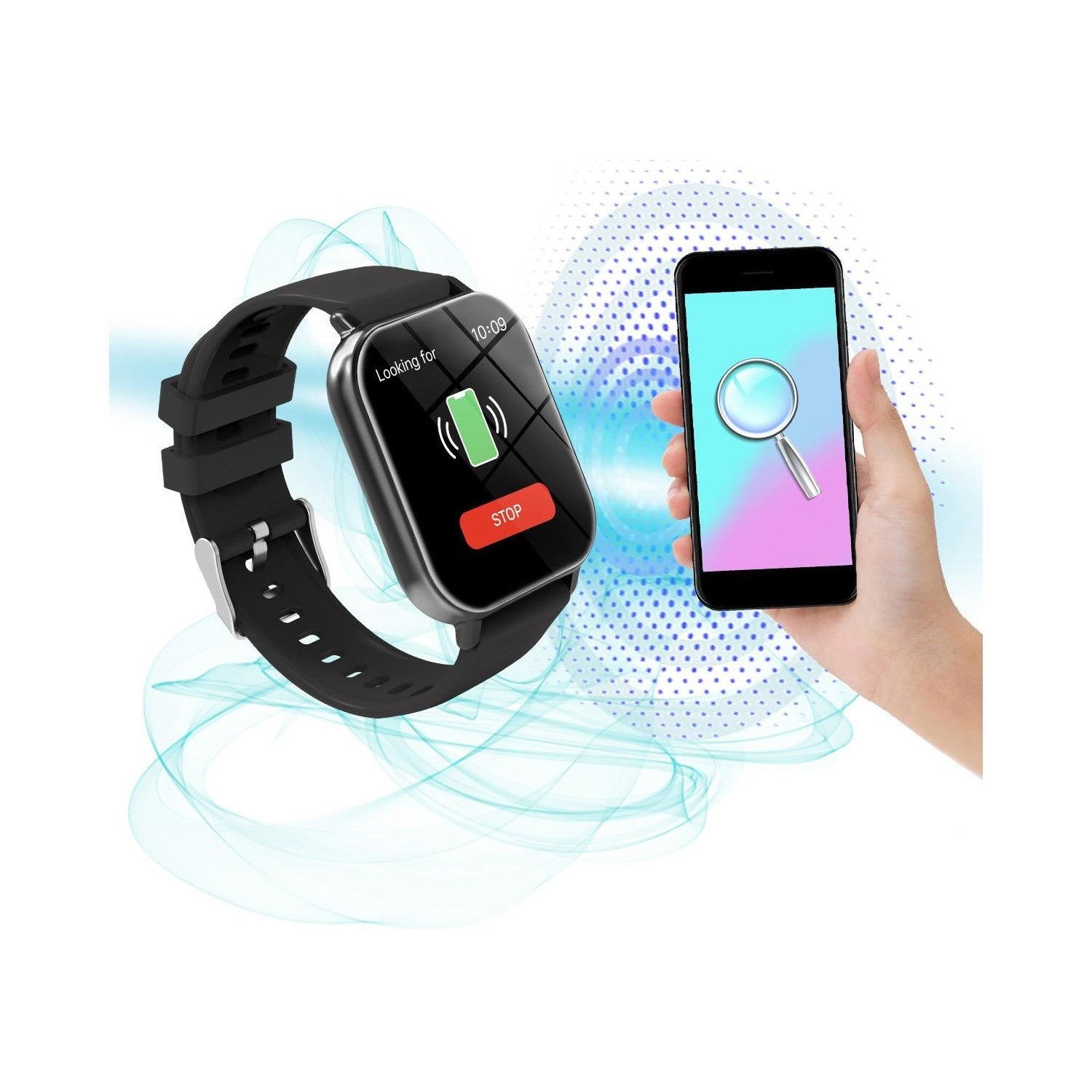 Ceas Smartwatch, Editia H15, Apeluri Bluetooth, Afisaj 1.81 inch, Rezolutie 240 x 284, Puls, Siri, Baterie 180 mAh, Negru