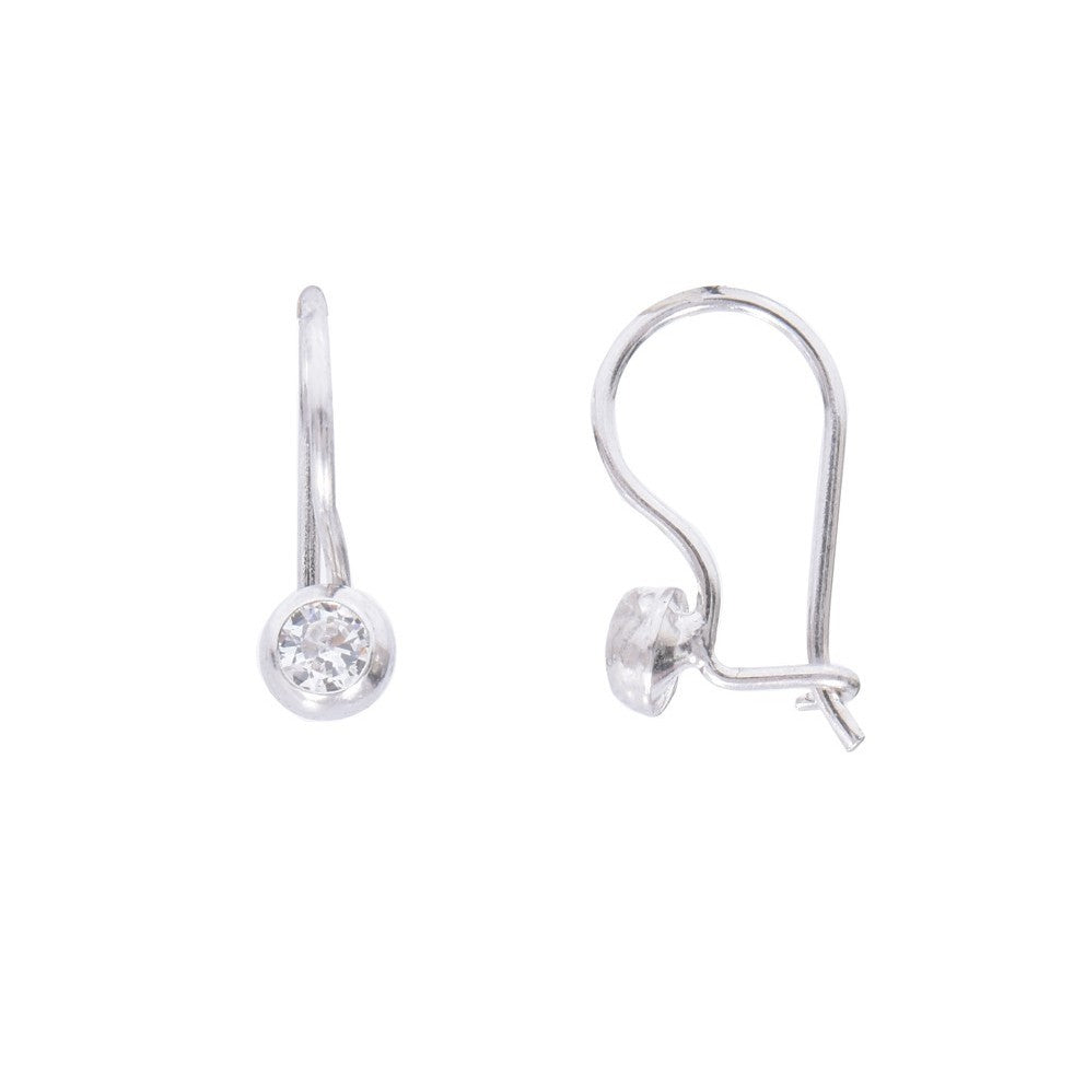 Cercei Argint 925 Tortita cu Zirconiu, 2 g