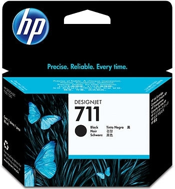 Cartus Cerneala Original HP Black, nr.711, pentru DesignJet T120|T520, 80ml, , "CZ133A"