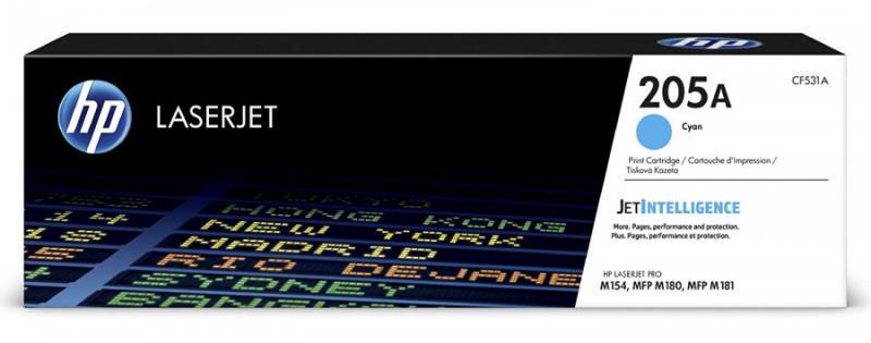 Toner Original HP Cyan, nr.205A, pentru Color LaserJet Pro M180|M181, 0.9K, , "CF531A"