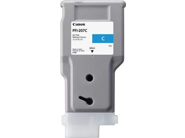 Cartuș Cerneala Original Canon Cyan, PFI-207C, pentru IPF 680|685|770|780|785, 300ml, NOPP, 
