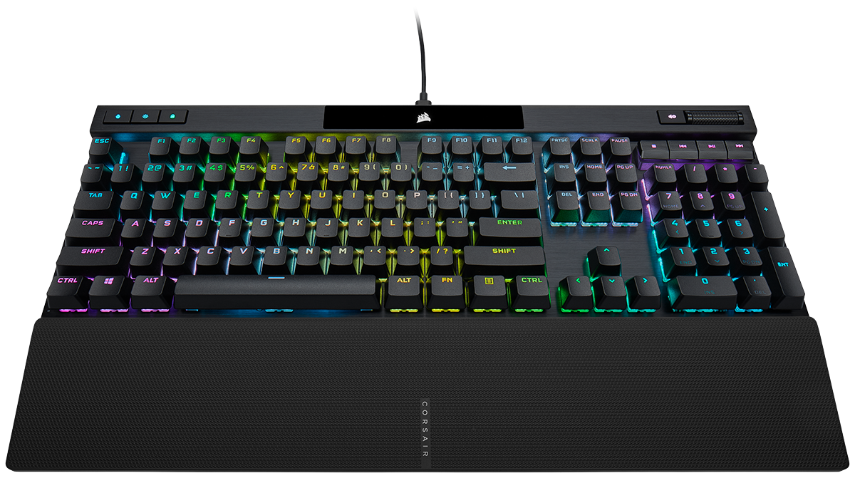K70 PRO RGB Optical-Mechanical Gaming Keyboard with PBT DOUBLE SHOT PRO Keycaps "CH-910941A-NA"