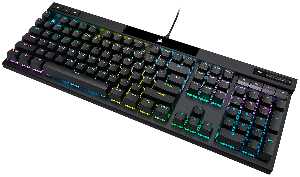 K70 PRO RGB Optical-Mechanical Gaming Keyboard with PBT DOUBLE SHOT PRO Keycaps "CH-910941A-NA"