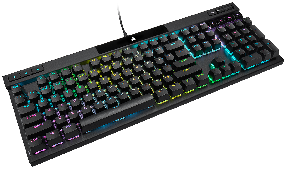 K70 PRO RGB Optical-Mechanical Gaming Keyboard with PBT DOUBLE SHOT PRO Keycaps "CH-910941A-NA"