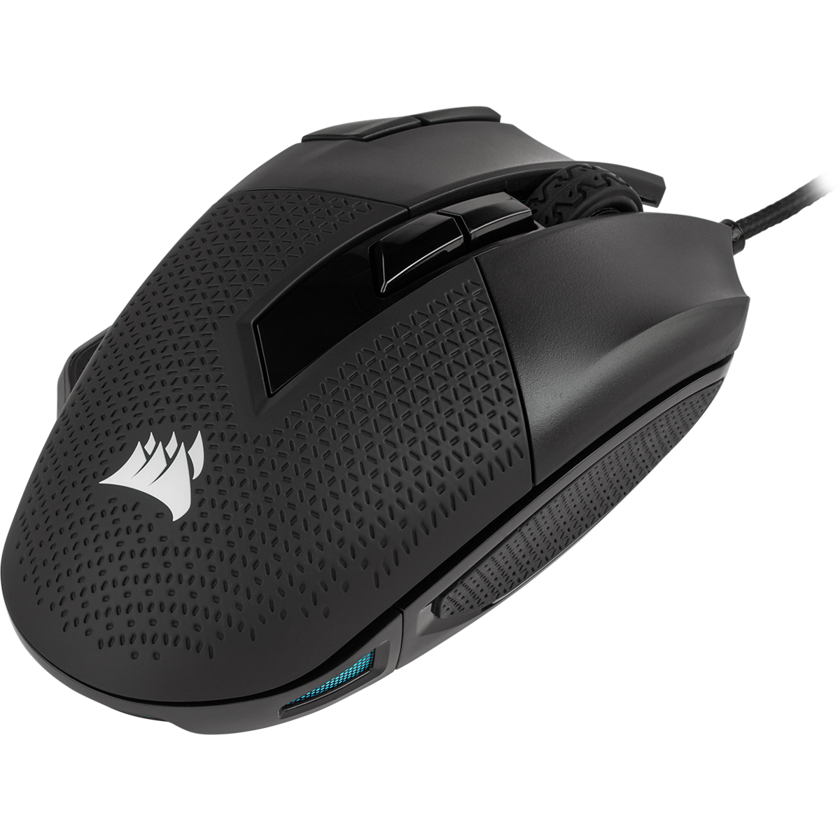 MOUSE CORSAIR, "NIGHTSWORD RGB", gaming, cu fir, USB, optic, 18000 dpi, butoane/scroll 8/1, iluminare, butoane programabile, negru, "CH-9306011-EU"