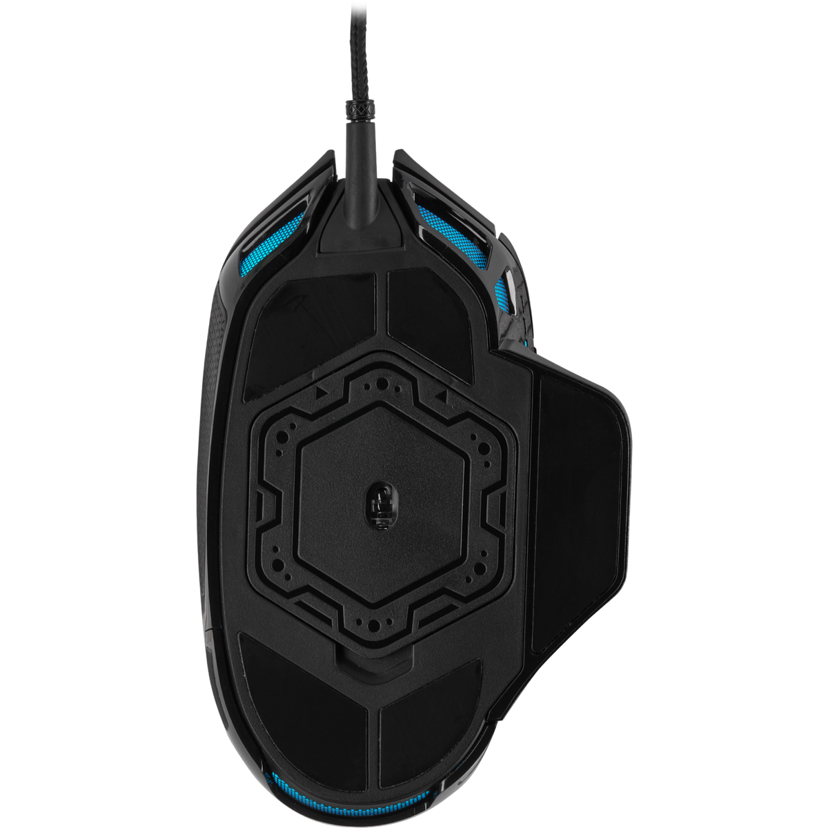 MOUSE CORSAIR, "NIGHTSWORD RGB", gaming, cu fir, USB, optic, 18000 dpi, butoane/scroll 8/1, iluminare, butoane programabile, negru, "CH-9306011-EU"
