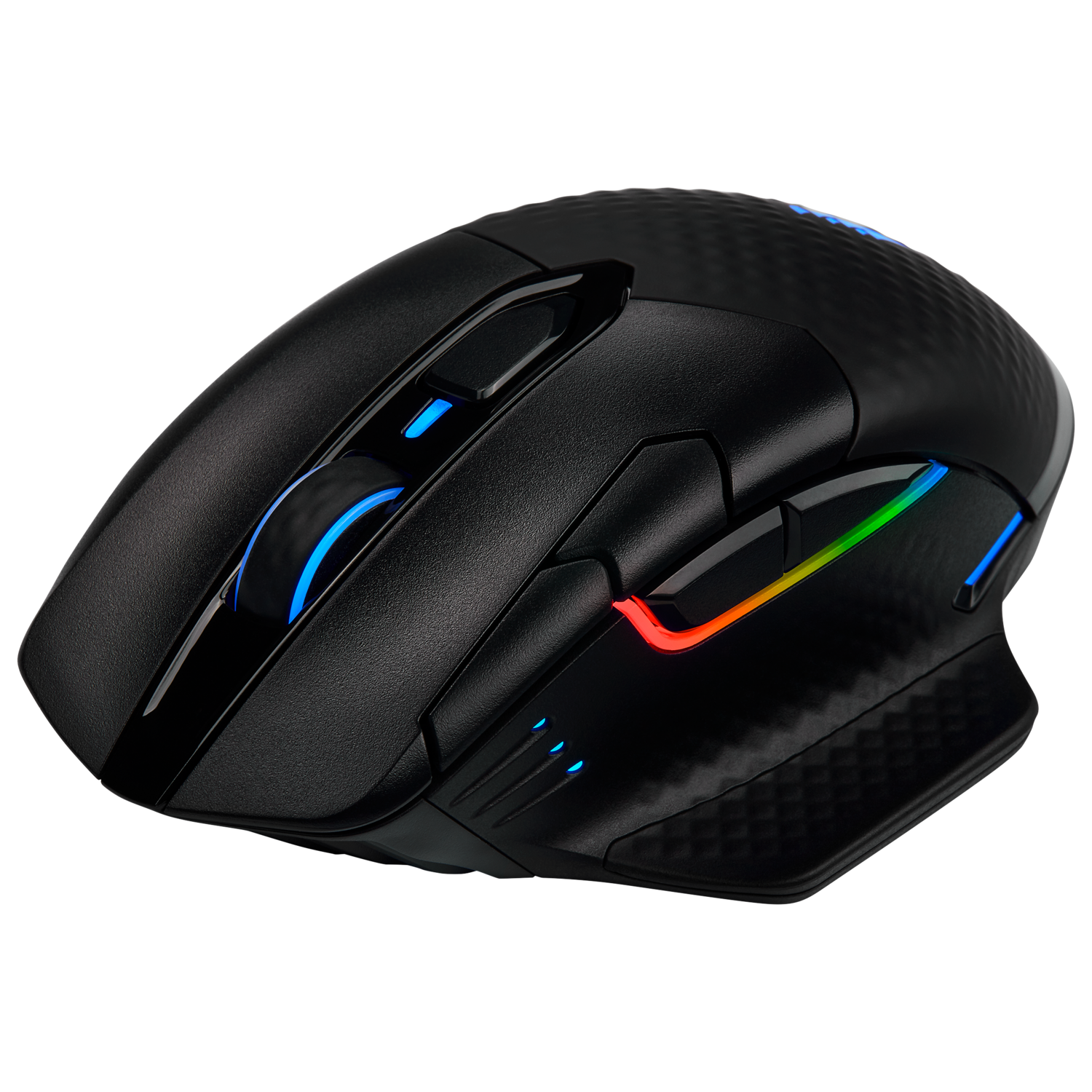 MOUSE CORSAIR, "Dark Core RGB Pro", gaming, wireless, BT| 2.4GHz, 18000 dpi, butoane/scroll 8/1, iluminare, butoane programabile, mod dual de conectare,negru, "CH-9315411-EU"