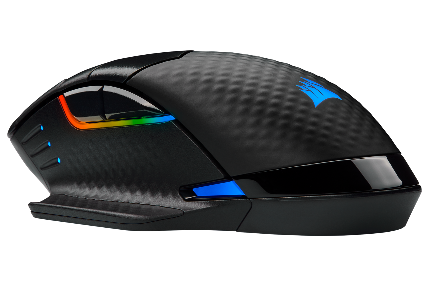 MOUSE CORSAIR, "Dark Core RGB Pro", gaming, wireless, BT| 2.4GHz, 18000 dpi, butoane/scroll 8/1, iluminare, butoane programabile, mod dual de conectare,negru, "CH-9315411-EU"