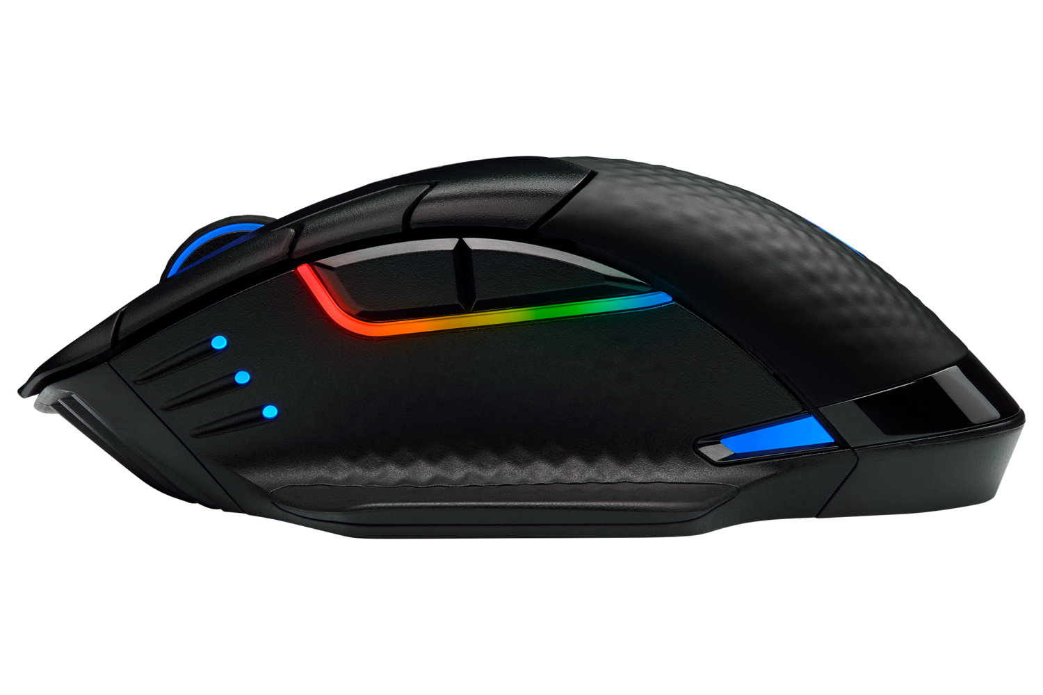 MOUSE CORSAIR, "Dark Core RGB Pro", gaming, wireless, BT| 2.4GHz, 18000 dpi, butoane/scroll 8/1, iluminare, butoane programabile, mod dual de conectare,negru, "CH-9315411-EU"