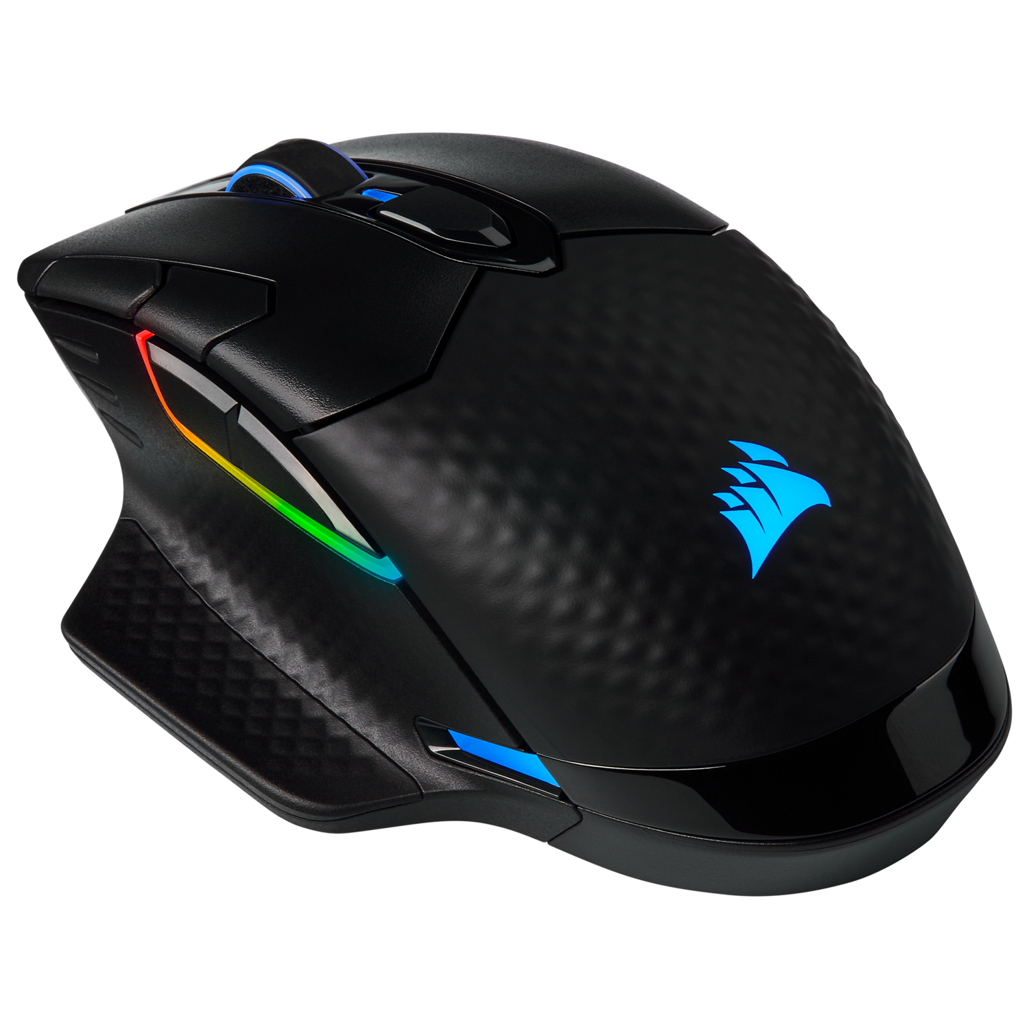MOUSE CORSAIR, "Dark Core RGB Pro", gaming, wireless, BT| 2.4GHz, 18000 dpi, butoane/scroll 8/1, iluminare, butoane programabile, mod dual de conectare,negru, "CH-9315411-EU"