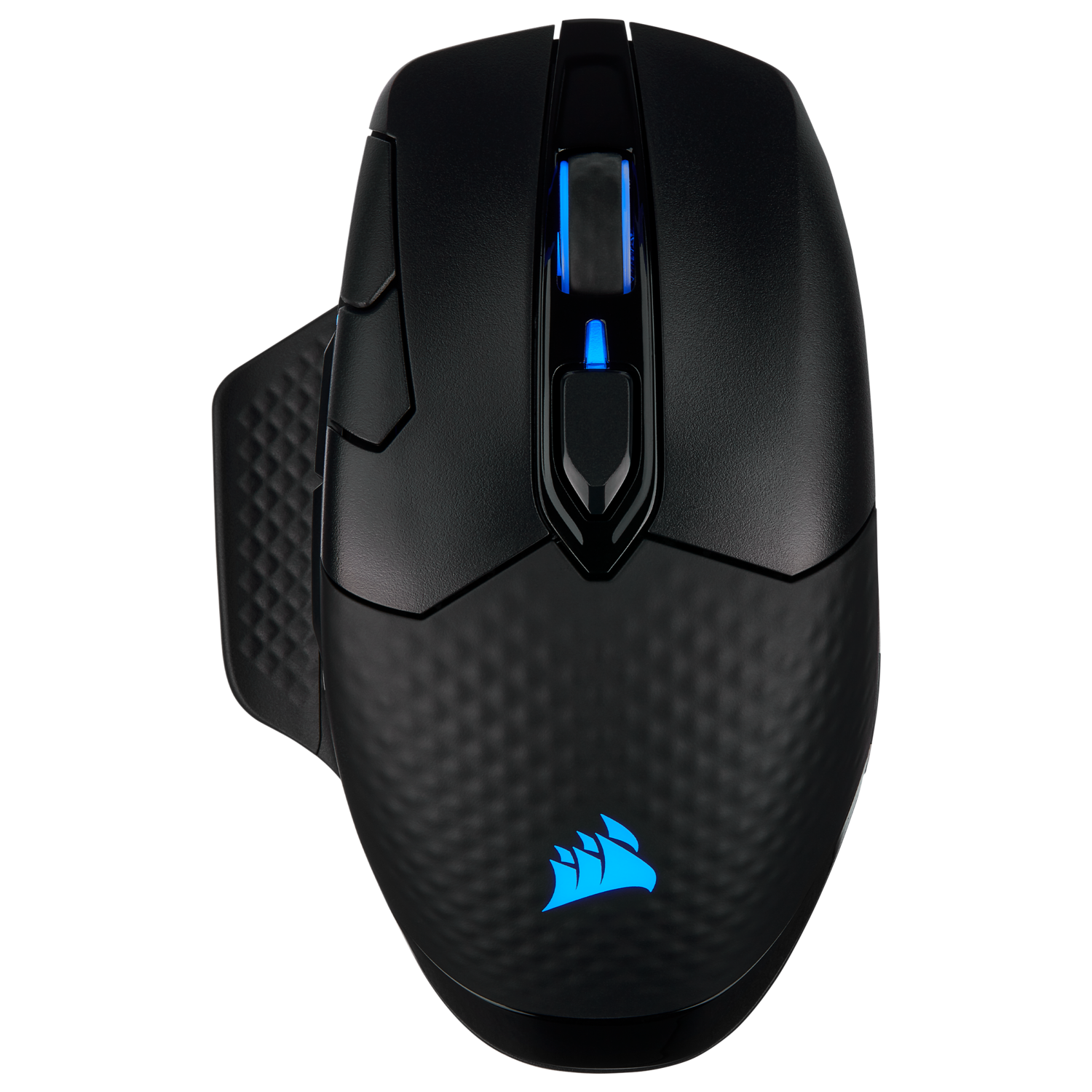 MOUSE CORSAIR, "Dark Core RGB Pro", gaming, wireless, BT| 2.4GHz, 18000 dpi, butoane/scroll 8/1, iluminare, butoane programabile, mod dual de conectare,negru, "CH-9315411-EU"