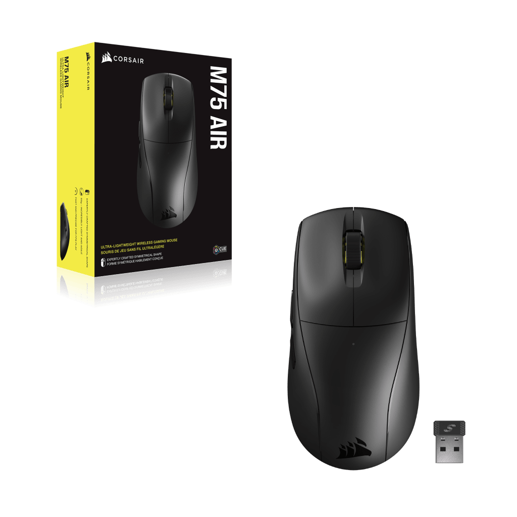 Corsair M75 AIR Wireless Ultra-Lightweight, 26000 DPI, 60g, Negru "CH-931D100-EU"