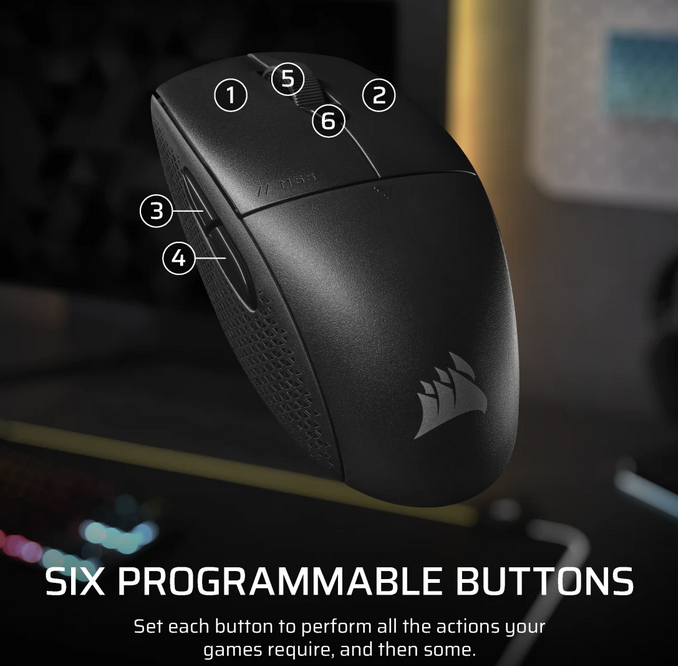 Mouse Gaming Wireless Corsair M55 "CH-931F000-WW"