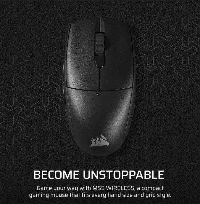 Mouse Gaming Wireless Corsair M55 "CH-931F000-WW"