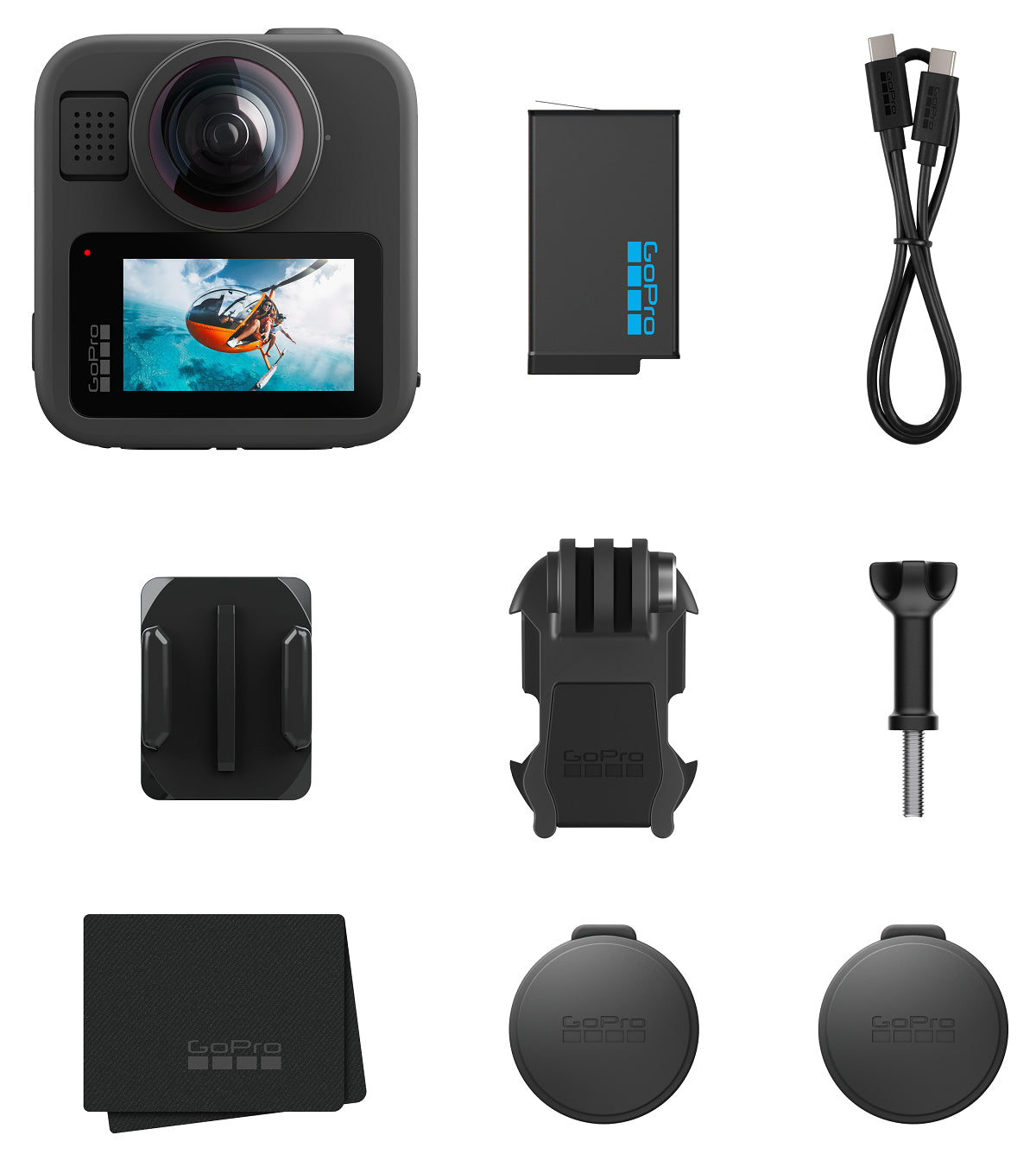 Camera de actiune GoPro MAX 2, 8K30, 29MP, Wi-Fi6GP-Log, Waterproof 5m "CHDHZ-311-RW"