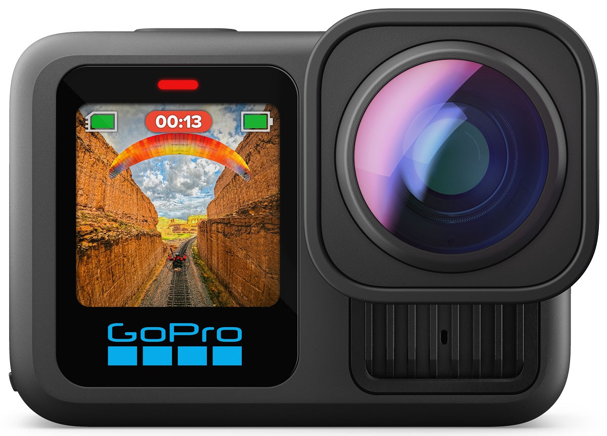 Bundle Camera de actiune H13B Ultra Wide EditionBaterie Enduro, adeziv curbat, lentila wide "CHDRB-133-RW"