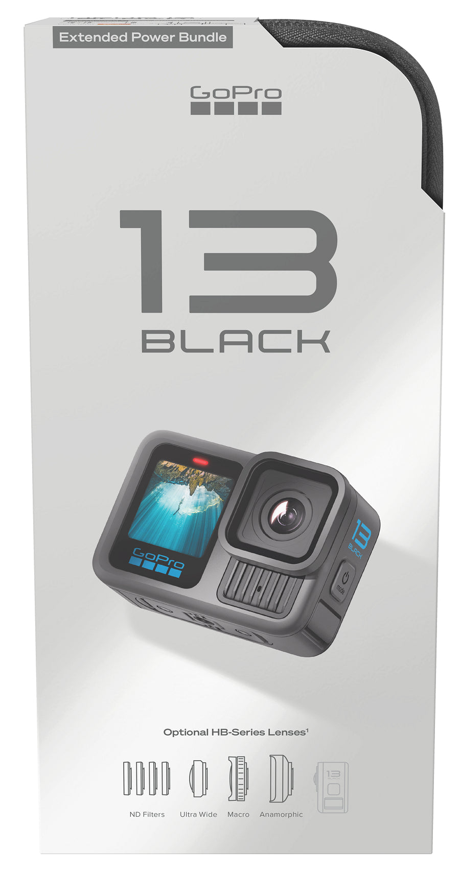 Bundle Camera de actiune H13B Extended Power, 64Gb3x bat Enduro, dual bat "CHDRB-134-RW"
