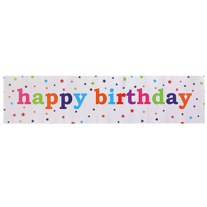 Banner, Colectia Happy Birthday, 98 x 24 cm, Multicolor