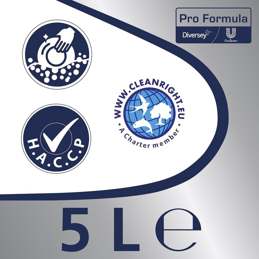CIF Professional Dishwasher Extra Strong Lemon – Detergent pentru Spalarea Manuala a Vaselor, cu Lamaie 5 L