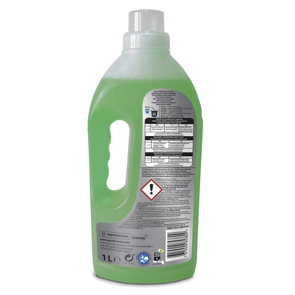 CIF Professional Floor&amp;APC Aloe Vera – Detergent Pardoseli si Multiple Suprafete 1L