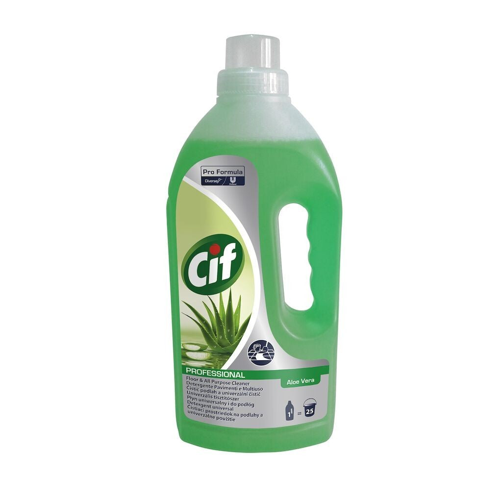 CIF Professional Floor&amp;APC Aloe Vera – Detergent Pardoseli si Multiple Suprafete 1L