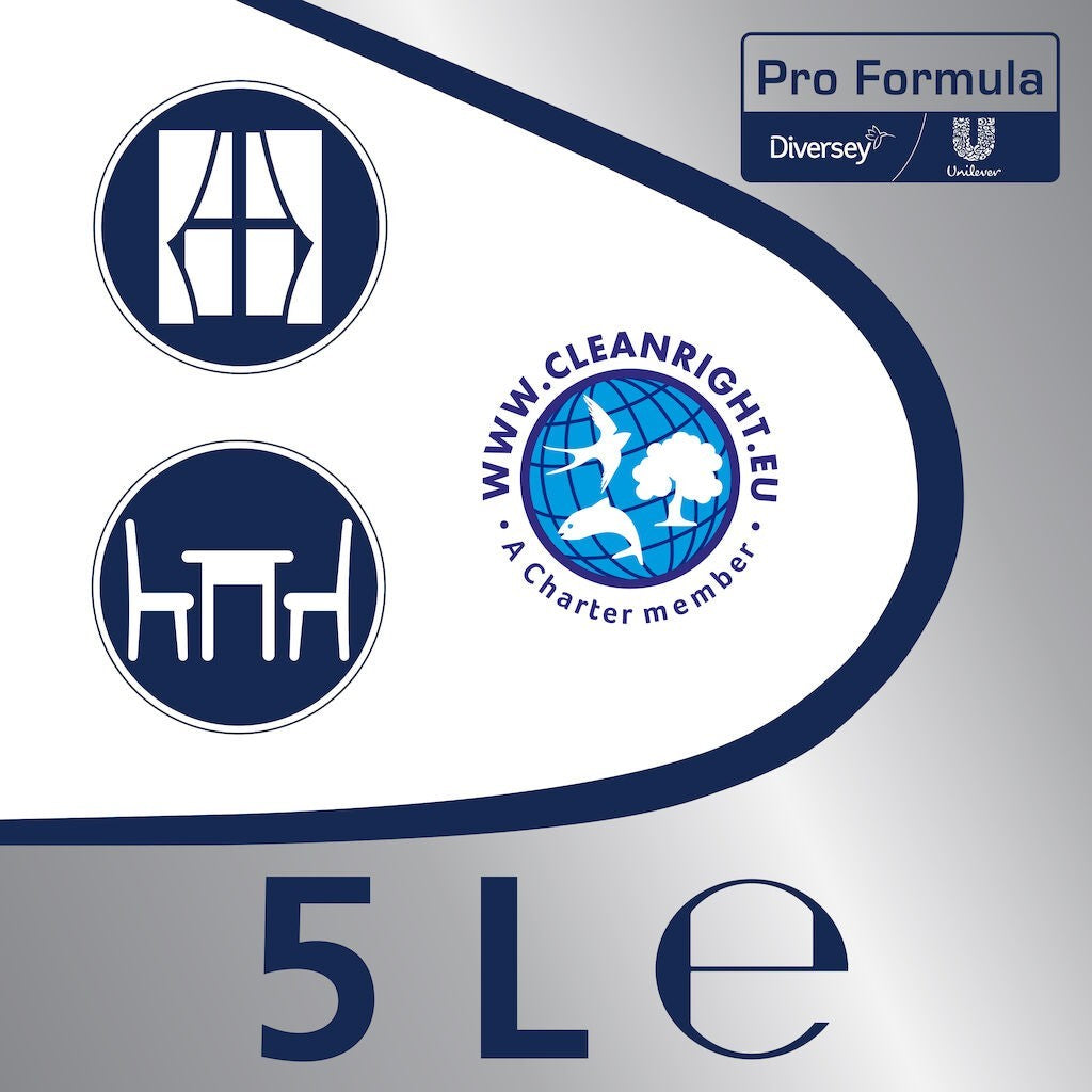 CIF Professional Glass &amp; Multi Surface – Detergent Geamuri si Suprafete 5 L