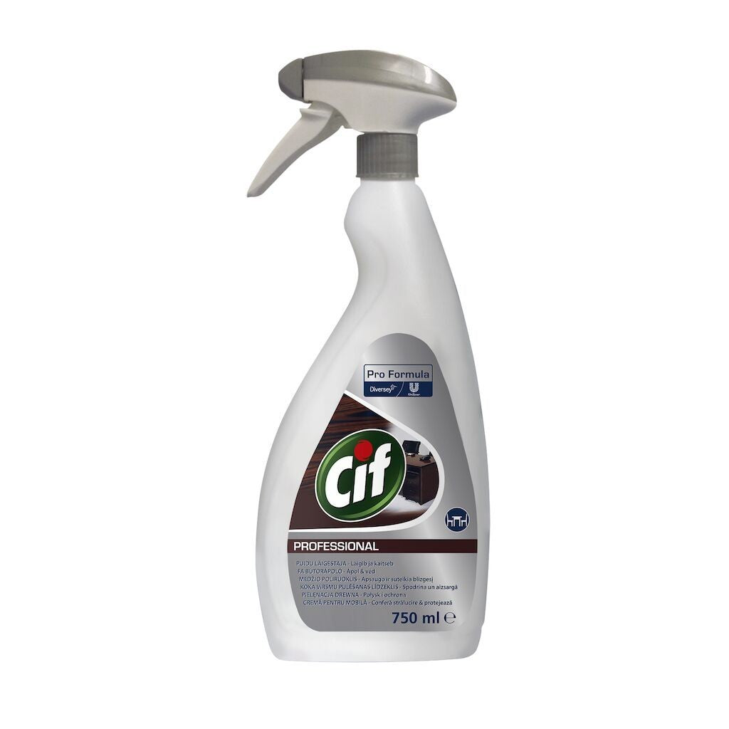 CIF Professional Wood Polish – Crema pentru Mobilier din Lemn 0.75 L