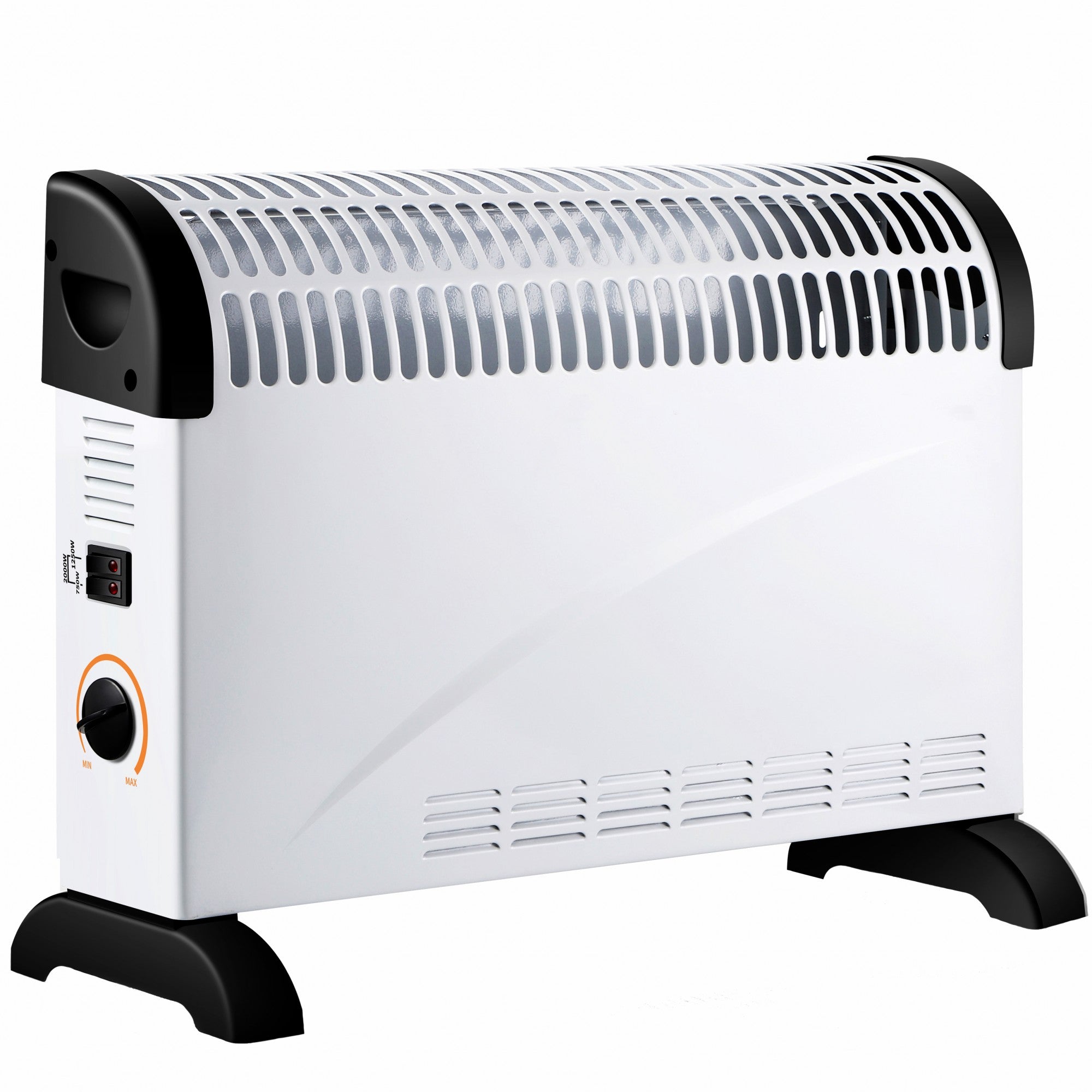 Convector Electric Clasic, 2000W, 3 Trepte de Putere, Termostat, 53x19.8x38 cm, Alb