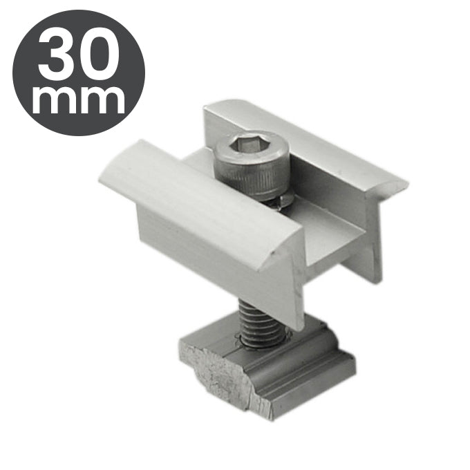 Clema dubla 30 mm "Z" pentru montaj panou fotovoltaic