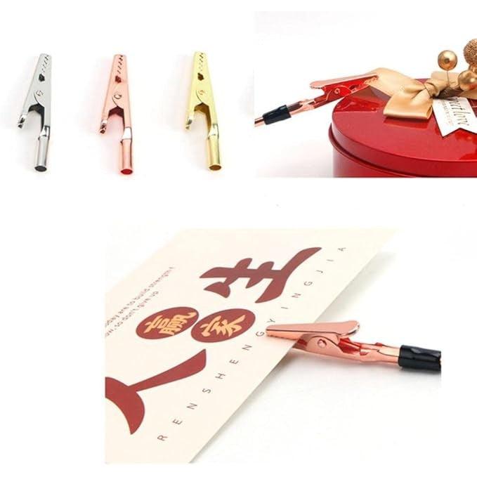 Clema mini pentru fixarea bijuteriilor, Flippy, din Metal, Ajutor pentru Bratari, Incuietori, Fermoare, Ajustare, Clema pentru Gura, 15.5 cm, Argintiu