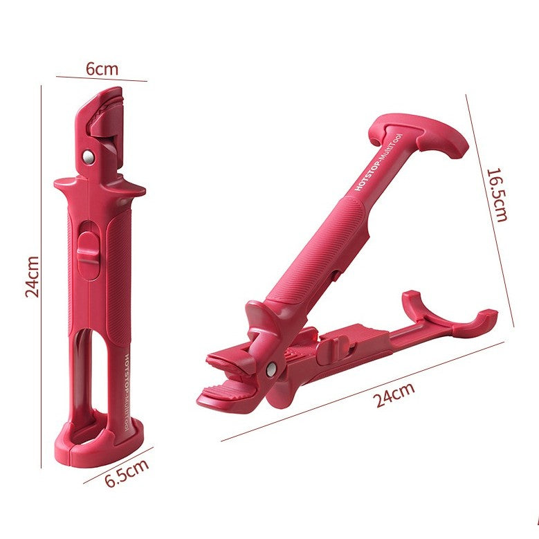 Cleste Anti-Oparire, Rezistent la Temperaturi Ridicate, 24 x 6.5 cm, Rosu