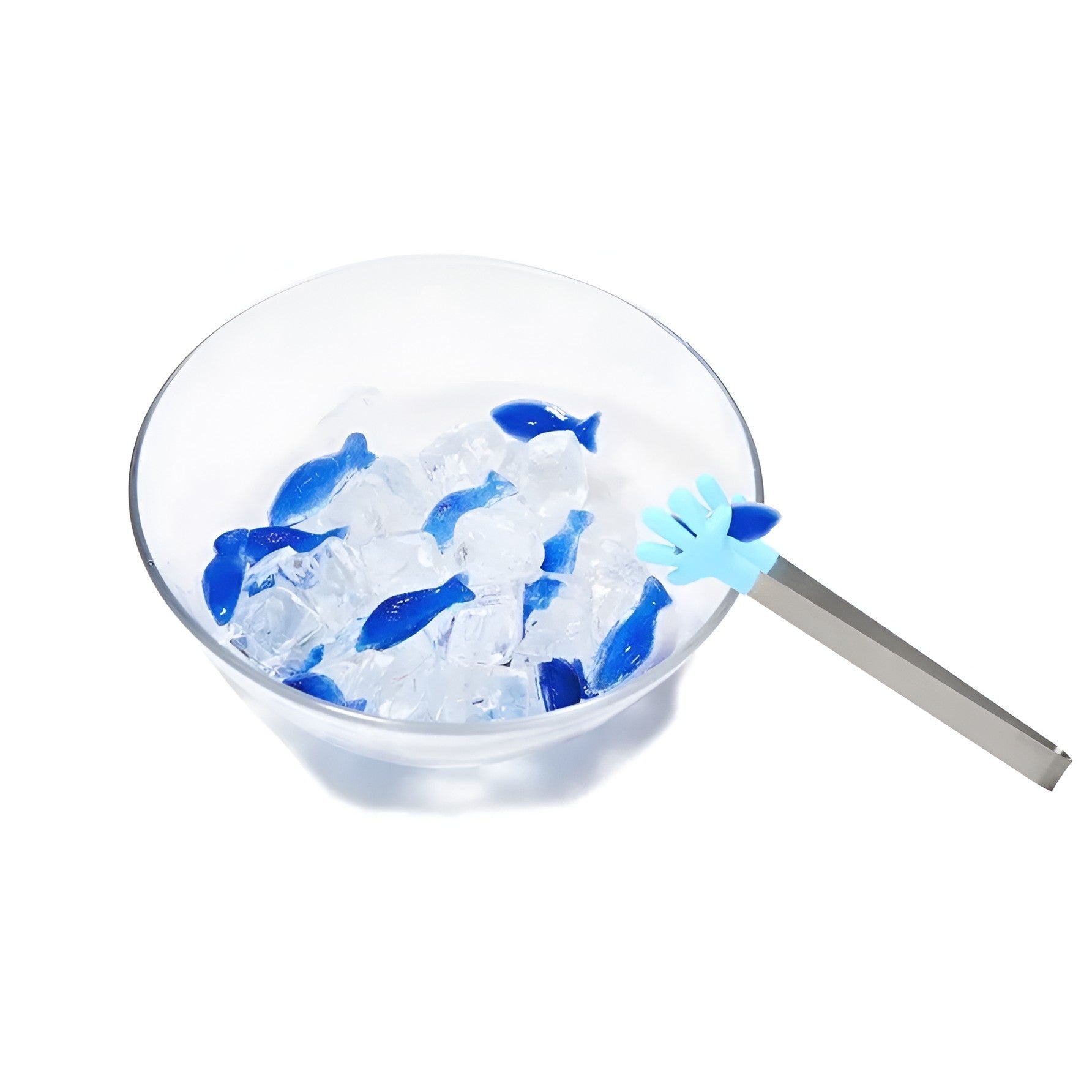 Cleste Creativ pentru Mancare, Model Manute din Silicon, 14.5x3 cm, Rezistent la Temperaturi Inalte si Coroziune, Albastru