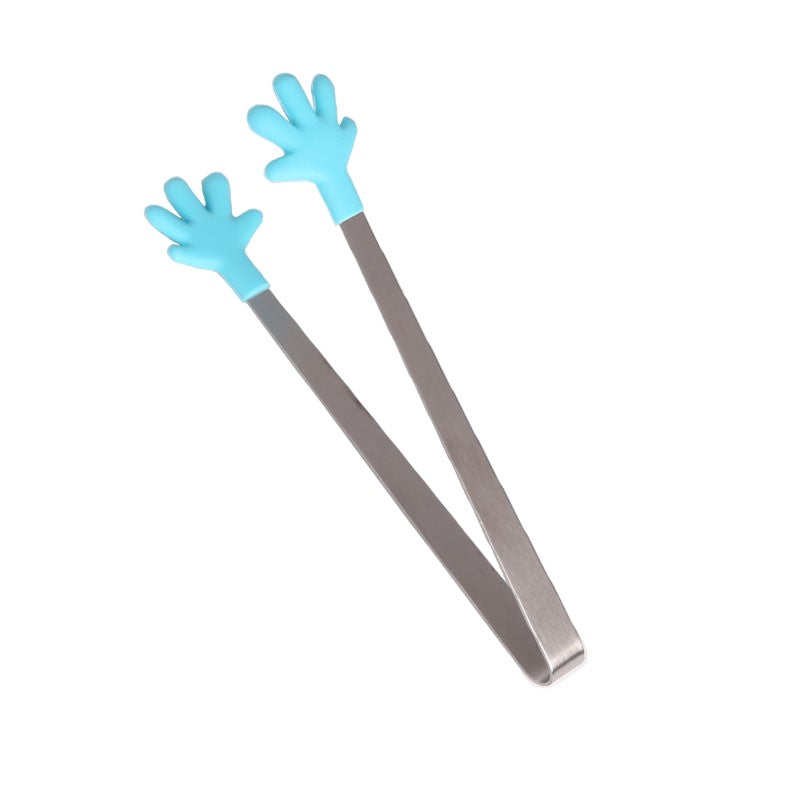 Cleste Creativ pentru Mancare, Model Manute din Silicon, 14.5x3 cm, Rezistent la Temperaturi Inalte si Coroziune, Albastru