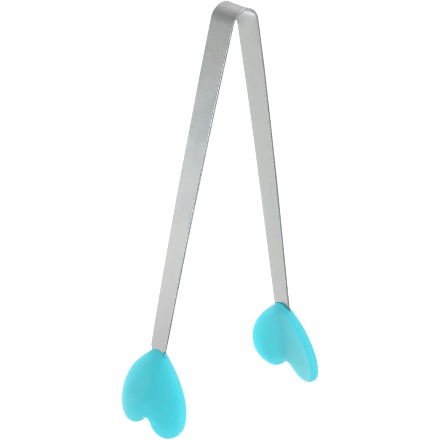 Cleste Creativ pentru Mancare, Model Inimioare din Silicon, 14.5x3 cm, Rezistent la Temperaturi Inalte si Coroziune, Albastru
