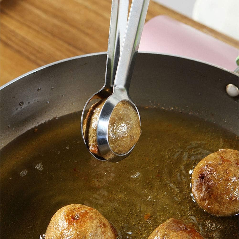 Cleste de Bucatarie, Multifunctional, pentru Oua/Alimente/Salata, din Otel Inoxidabil, Gri